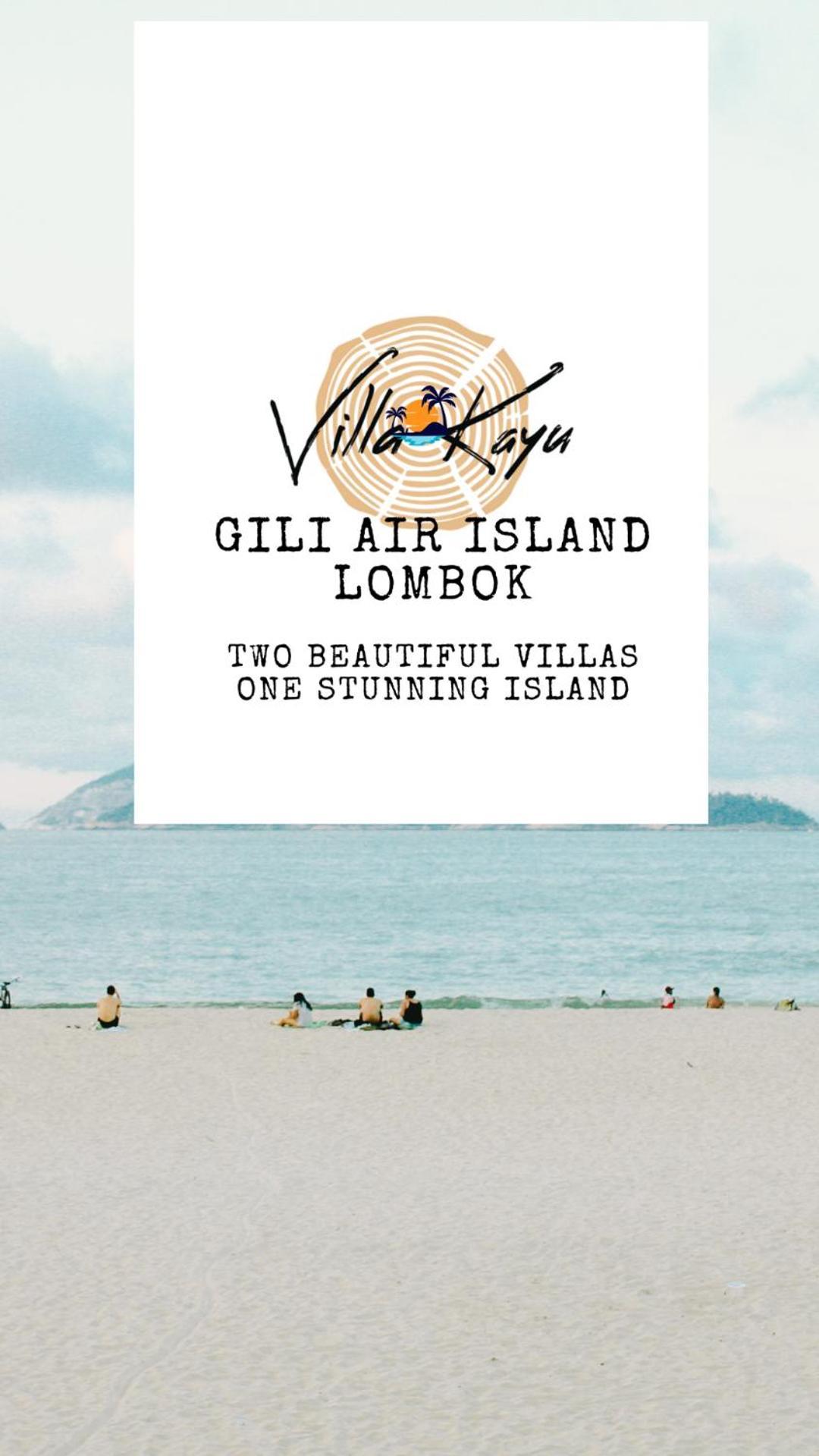Villa Kayu Gili Air Buitenkant foto